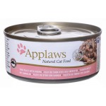 Applaws консервы для кошек с филе тунца и креветками, Cat Tuna Fillet & Prawn